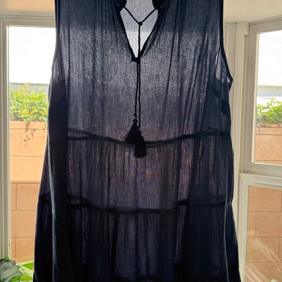 J.Jill Gauzy Sleeveless Sheer Dress Size XL - Picture 5 of 9